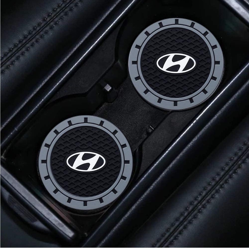 Hyundai car cup coasters